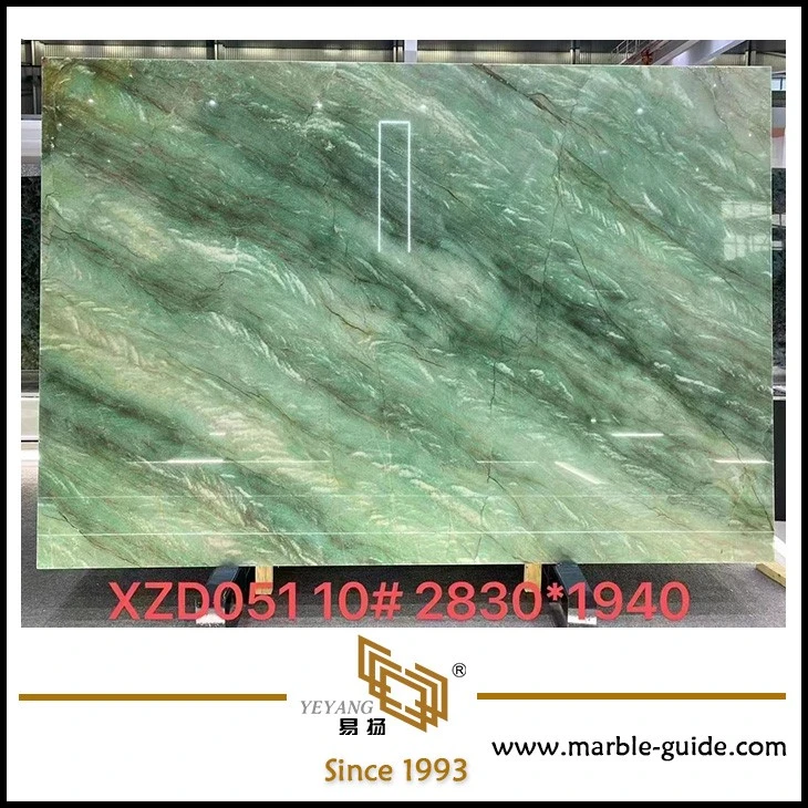 Luxury Gaya Green Marble Slab 2830x1940mm Luxury Gaya Green Marble Slab 2830x1940mm