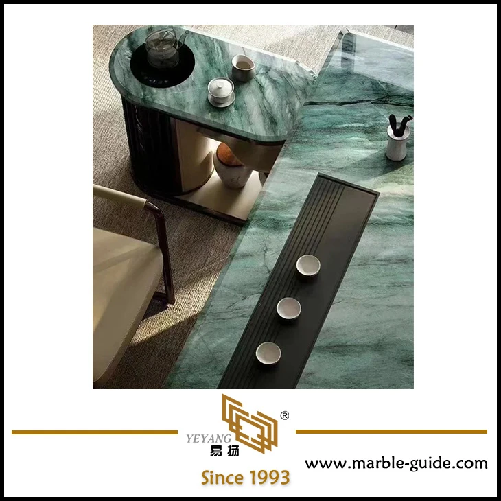 Luxury Gaya Green Marble table top Luxury Gaya Green Marble table top
