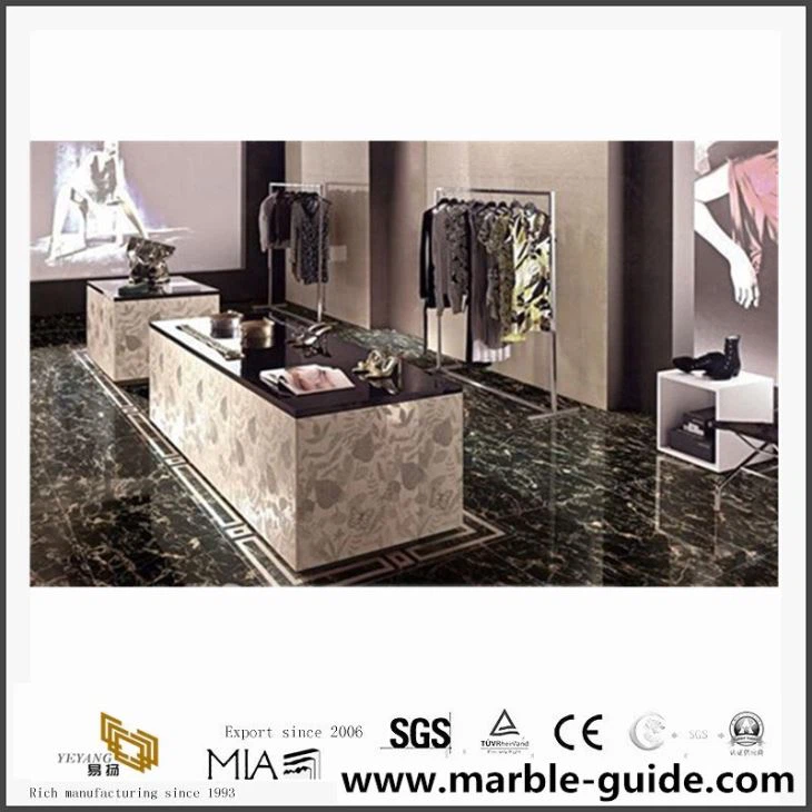 China Athen Portoro Marble Slab For Floor Tiles Building Material