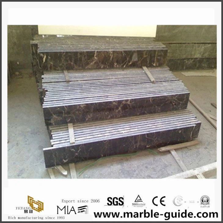 China Dark Emperador Marble Slabs，Brown Marble Tiles Hot Sale