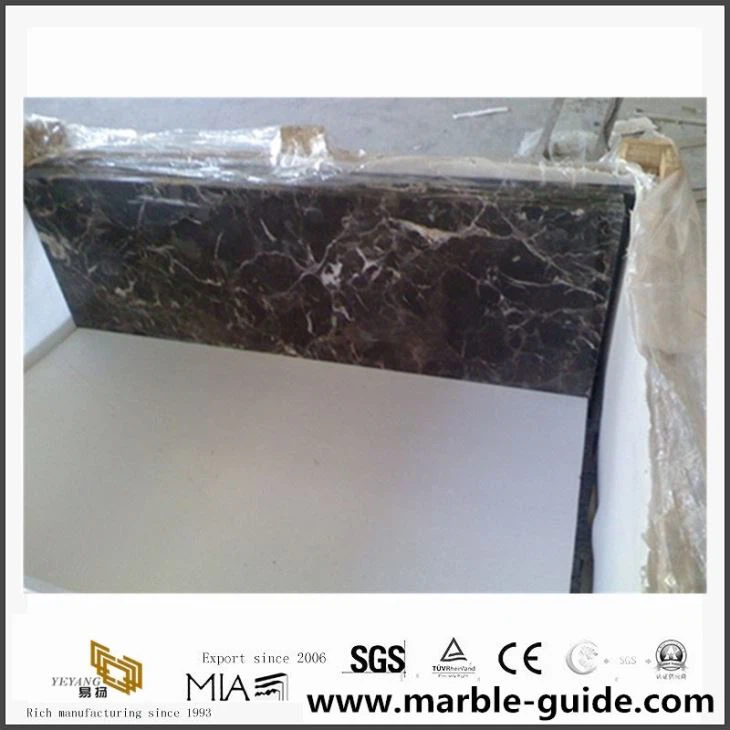 China Dark Emperador Marble Slabs，Brown Marble Tiles Hot Sale