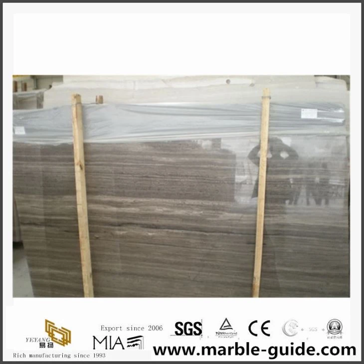 Chinese Natural Coffee Wooden Marble For Slab Hot Sale