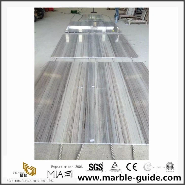 High Quality China White Wood Marble Factory Price Building Material