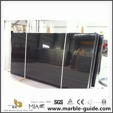 Natuurlijk antiek zwart houten marmeren plaat voor hotelontwerp