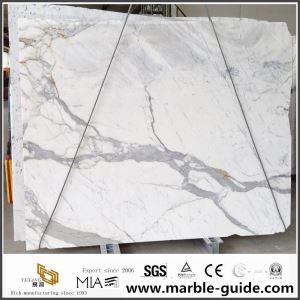 Statuario Marble Slab voor badkamer Flooring Tile aanrecht met luxe goede kwaliteit
