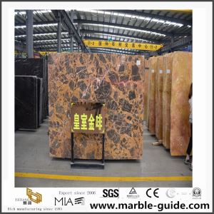 Royal Gold Coffee Marble Stone Platen, China Yellow Marble