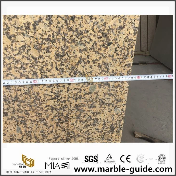 Chrysanthemum Yellow Granite Stone Tiles