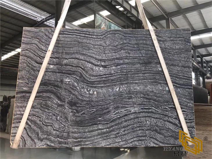 Grijs hout ader marmer natuurlijke oude houten graansteen voor project